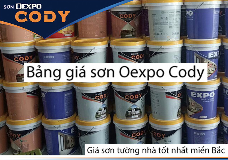 Bảng giá sơn Oexpo Cody_Giá sơn tường nhà tốt nhất miền Bắc