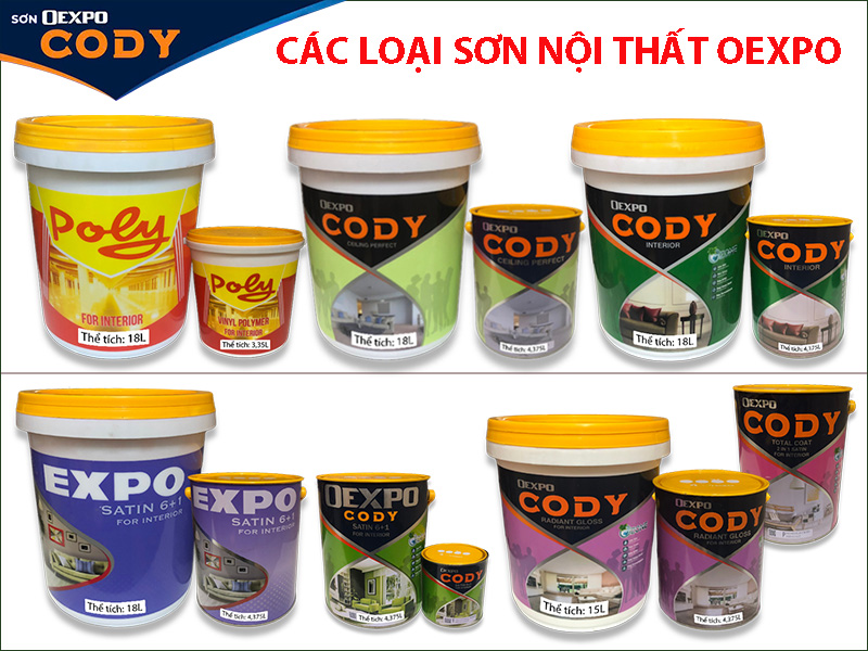 Cac loai son noi that Oexpo Cody