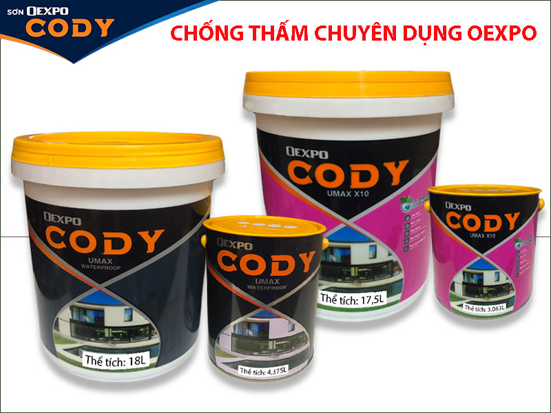 Sơn chống thấm chuyên dụng Oexpo Cody