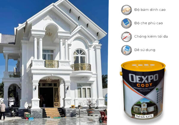 Son lot khang kiem ngoai that OEXPO CODY PREMIER ALKALI PRIMER FOR EXTERIOR 4345L